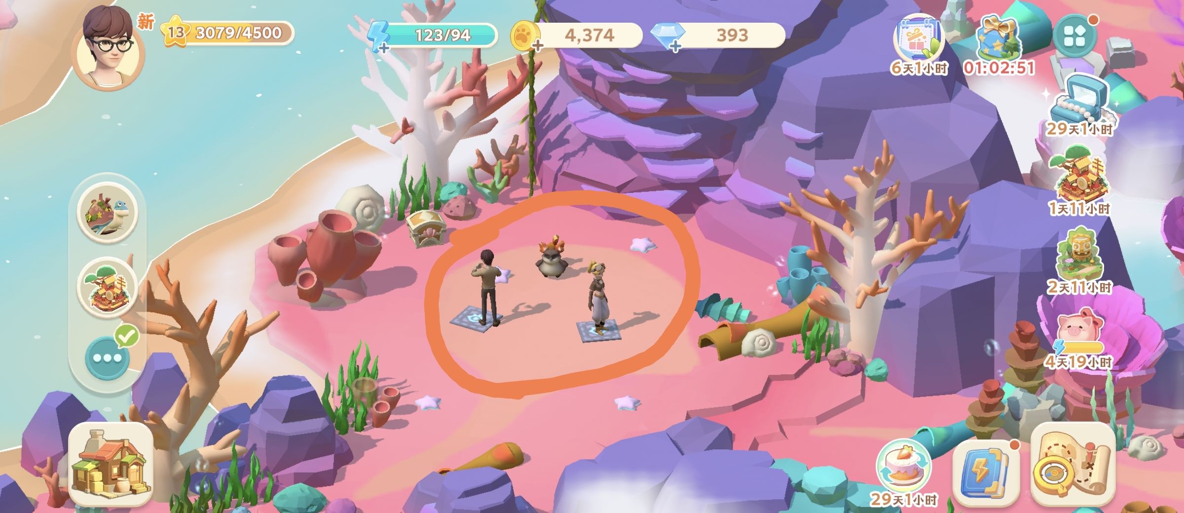 《珍珠海大冒险》第二章主线地图彩蛋位置分享