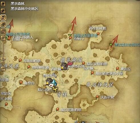 《最终幻想14：水晶世界》木桩具体位置介绍