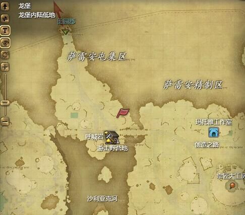 《最终幻想14：水晶世界》木桩具体位置介绍