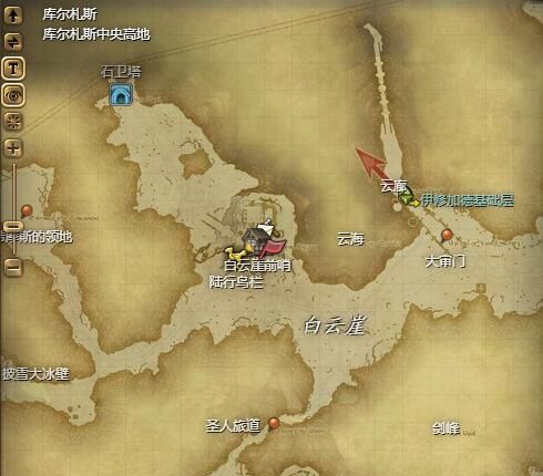 《最终幻想14：水晶世界》木桩具体位置介绍