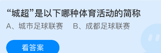 城超是以下哪种体育活动的简称