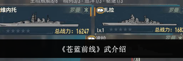 《苍蓝前线》武介绍