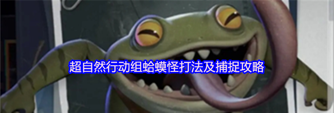 超自然行动组蛤蟆怪打法及捕捉攻略
