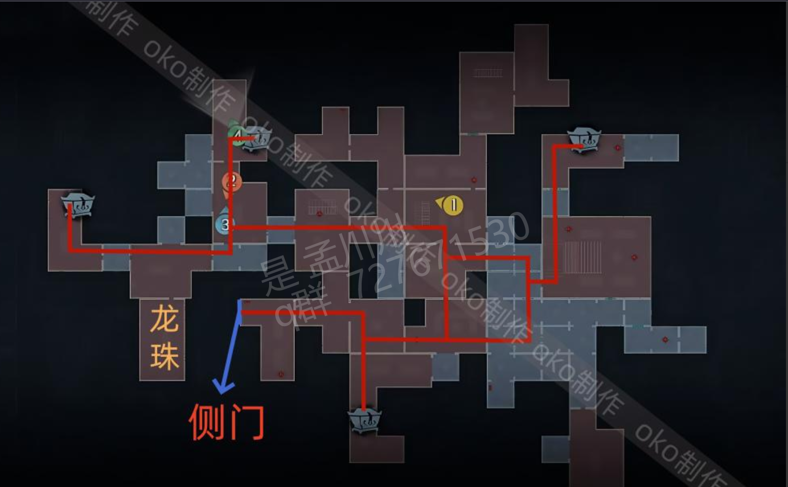 超自然行动组精绝古城困难┓型全地图小抄