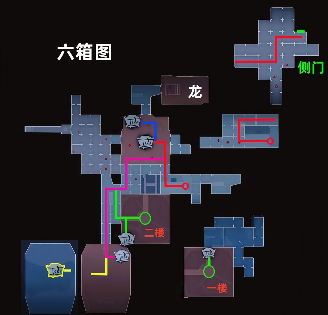 超自然行动组昆仑秘境极限侧门在【上】全地图小抄