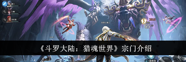 《斗罗大陆：猎魂世界》宗门介绍