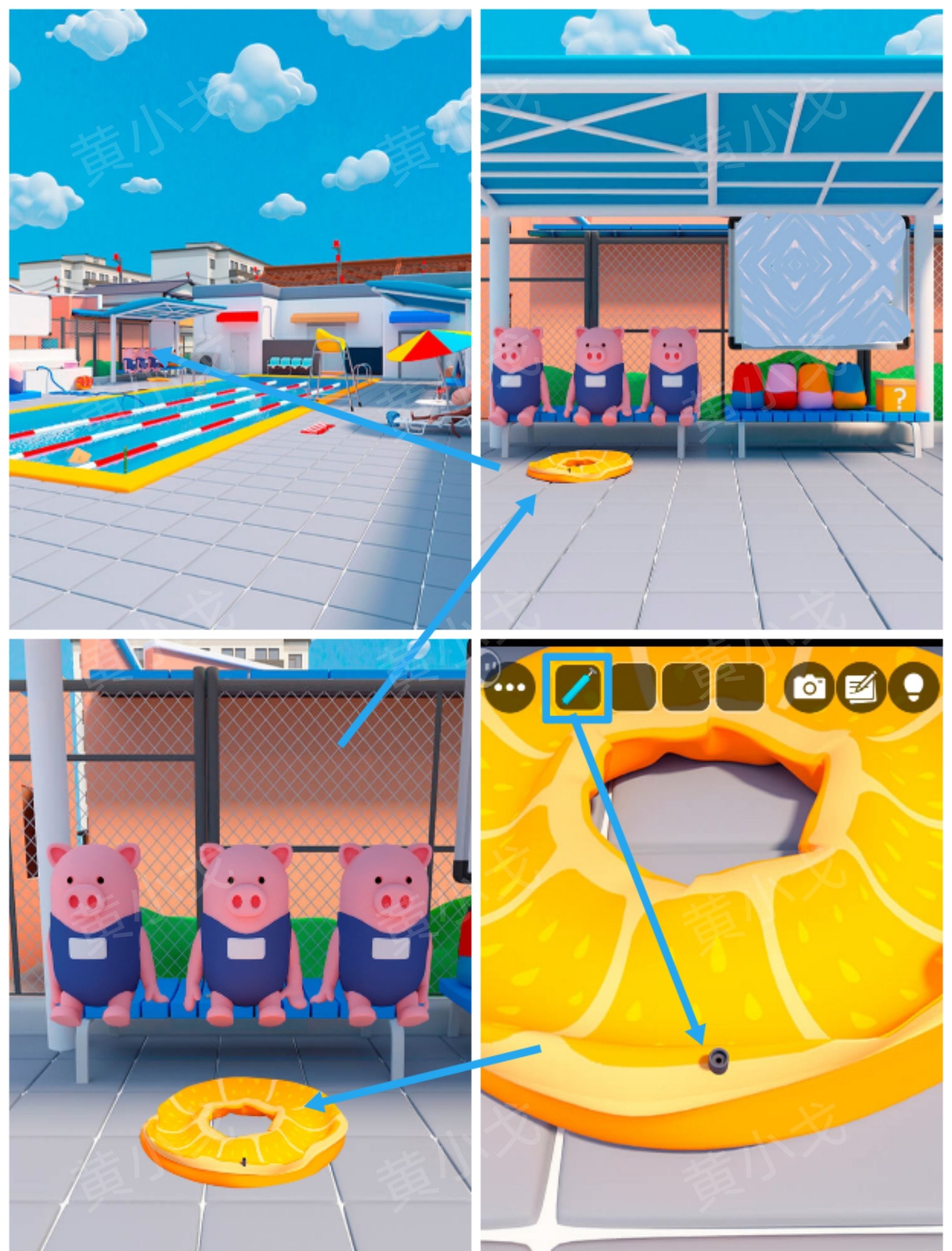 Escape Room：After School Pool（放学后的泳池）攻略（一）