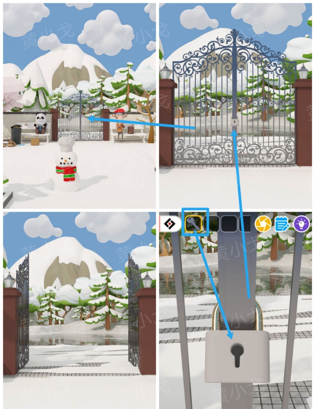 Escape Room：Snowy Park密室逃脱：雪中的公园攻略（二）