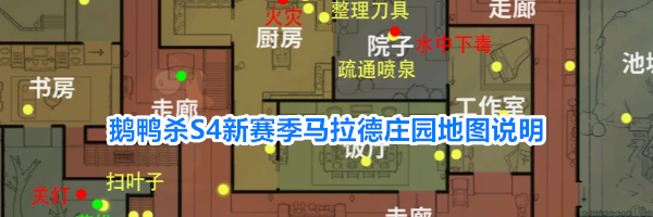 鹅鸭杀S4新赛季马拉德庄园地图说明