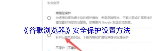 《谷歌浏览器》安全保护设置方法