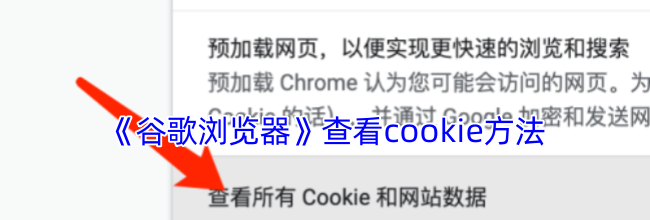 《谷歌浏览器》查看cookie方法