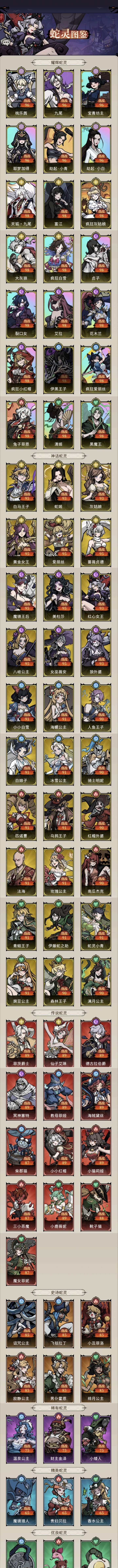 幻灵召唤师角色及强度介绍