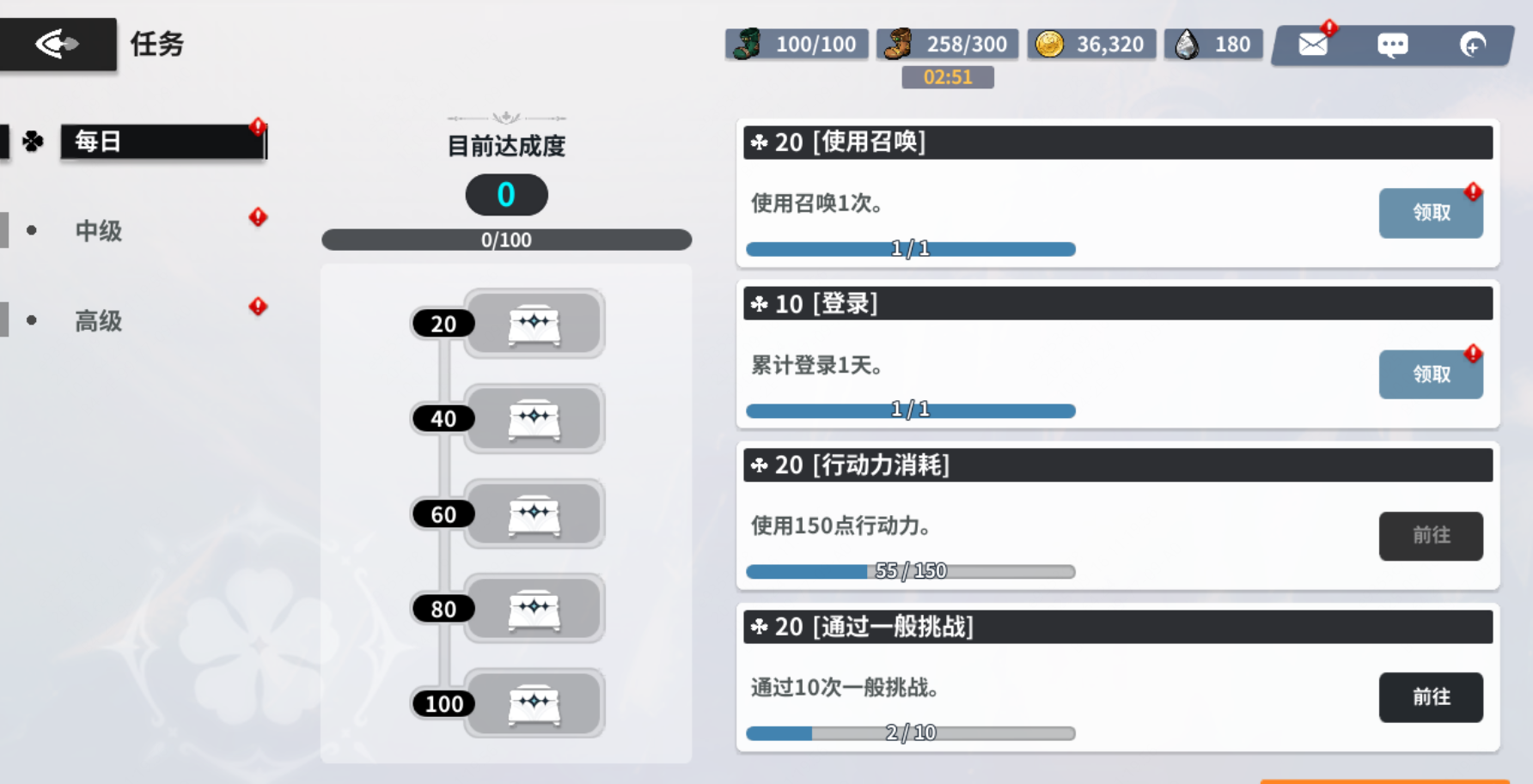 《黑色四叶草魔法帝之道》首日开荒攻略教程