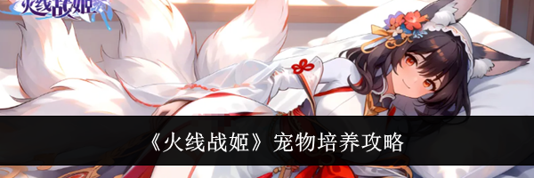 《火线战姬》宠物培养攻略