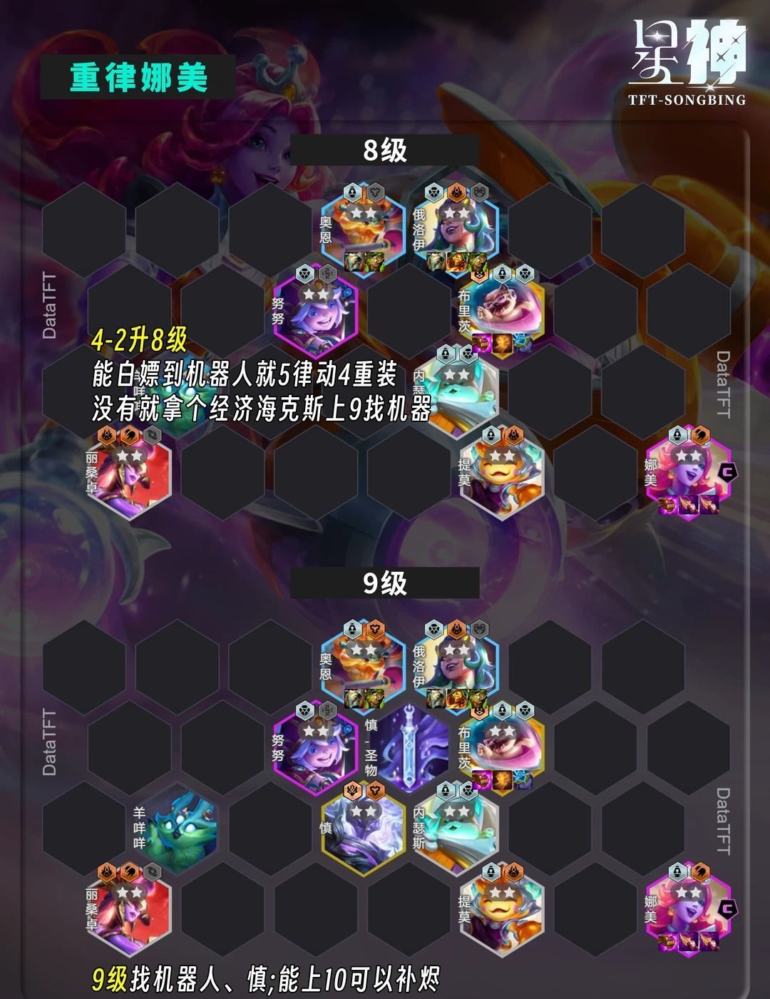 金铲铲之战重律娜美最强运营阵容