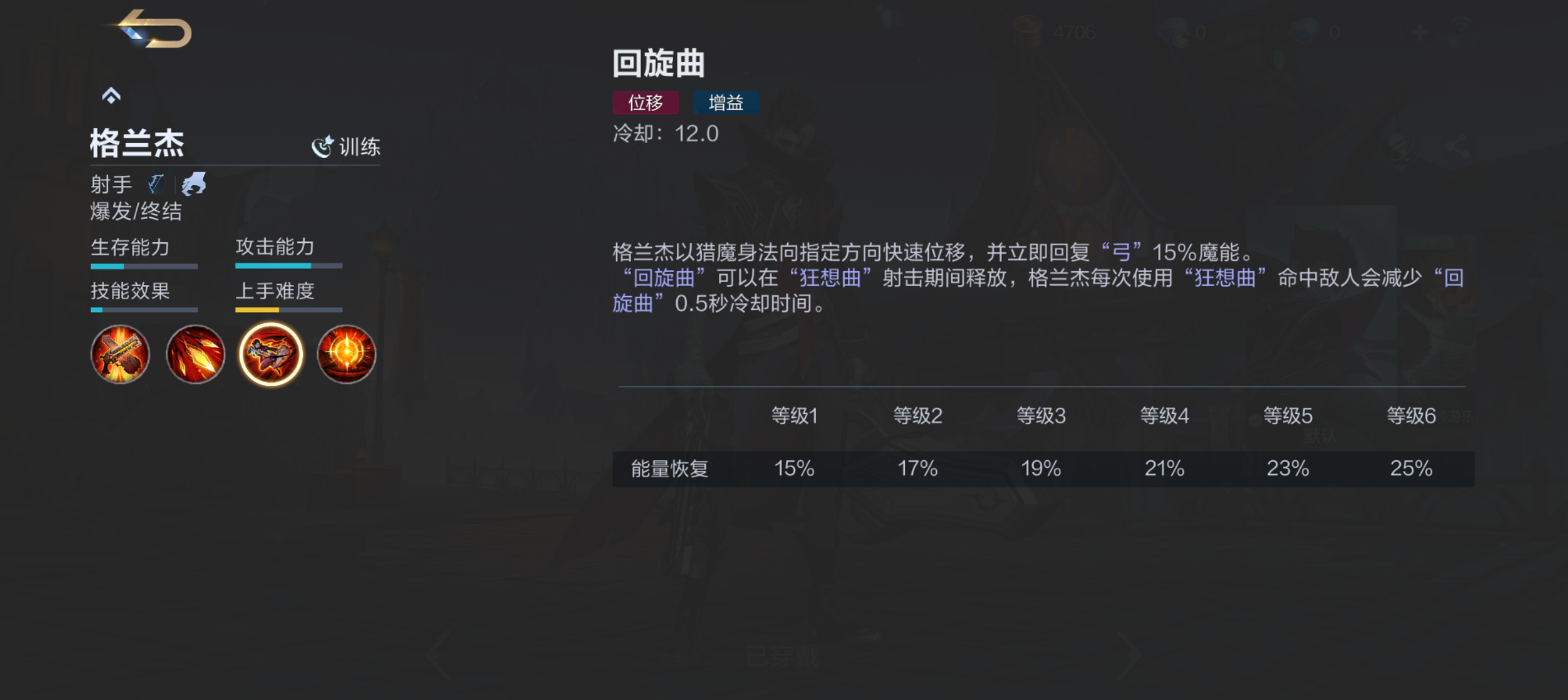 《决胜巅峰》格兰杰快速上手攻略