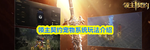 领主契约宠物系统玩法介绍