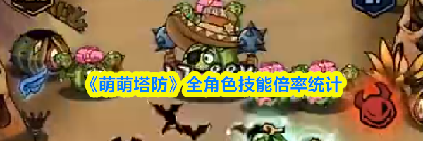 《萌萌塔防》全角色技能倍率统计