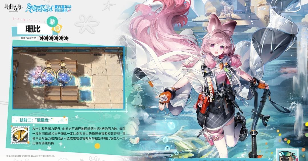 明日方舟6星珊比技能效果一览