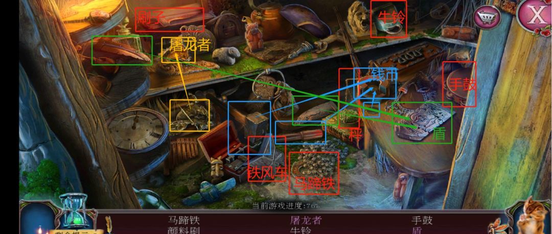 密室逃脱古堡迷城2小游戏寻物汇总