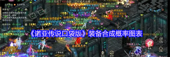 《诺亚传说口袋版》装备合成概率图表