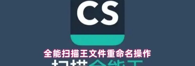全能扫描王文件重命名操作