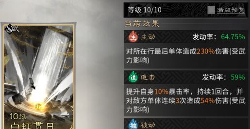 《三国：天下归心》背水断桥队成员推荐