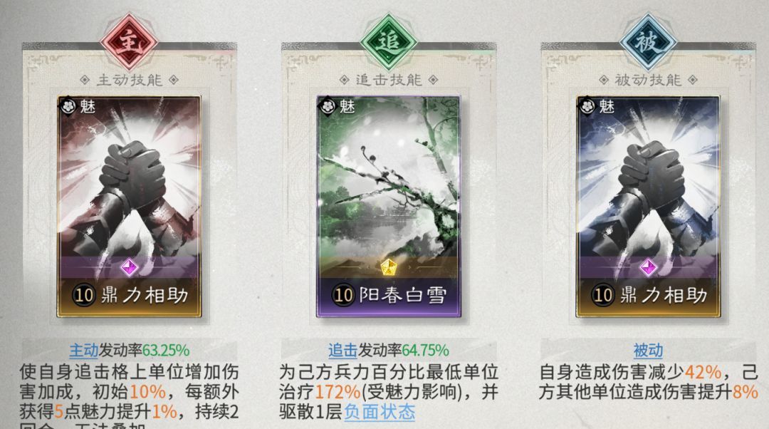 《三国：天下归心》吕布格挡队搭配思路分享