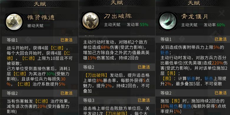 三国：天下归心破阵连斩队配置解析
