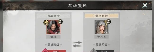 三国:天下归心英雄置换功能详解