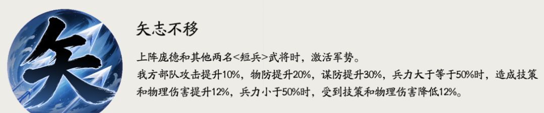 三国望神州庞德角色介绍