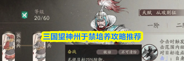 三国望神州于禁培养攻略推荐