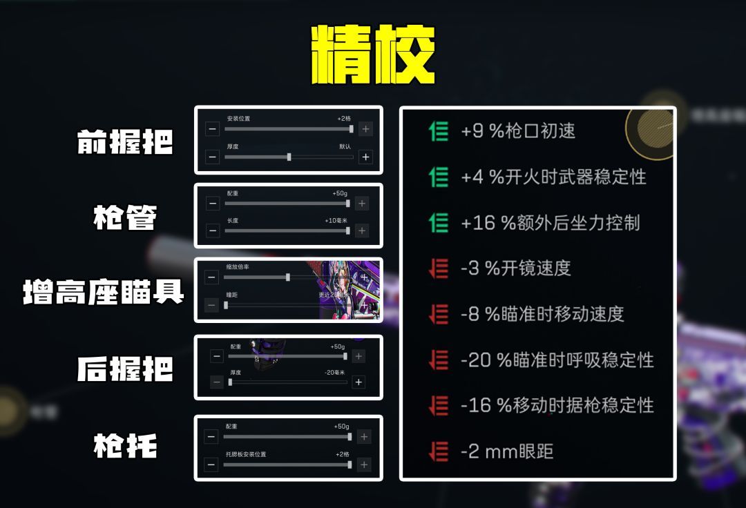 三角洲行动QCQ171改枪方案