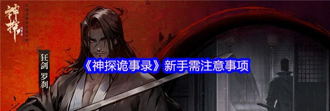 《神探诡事录》新手需注意事项