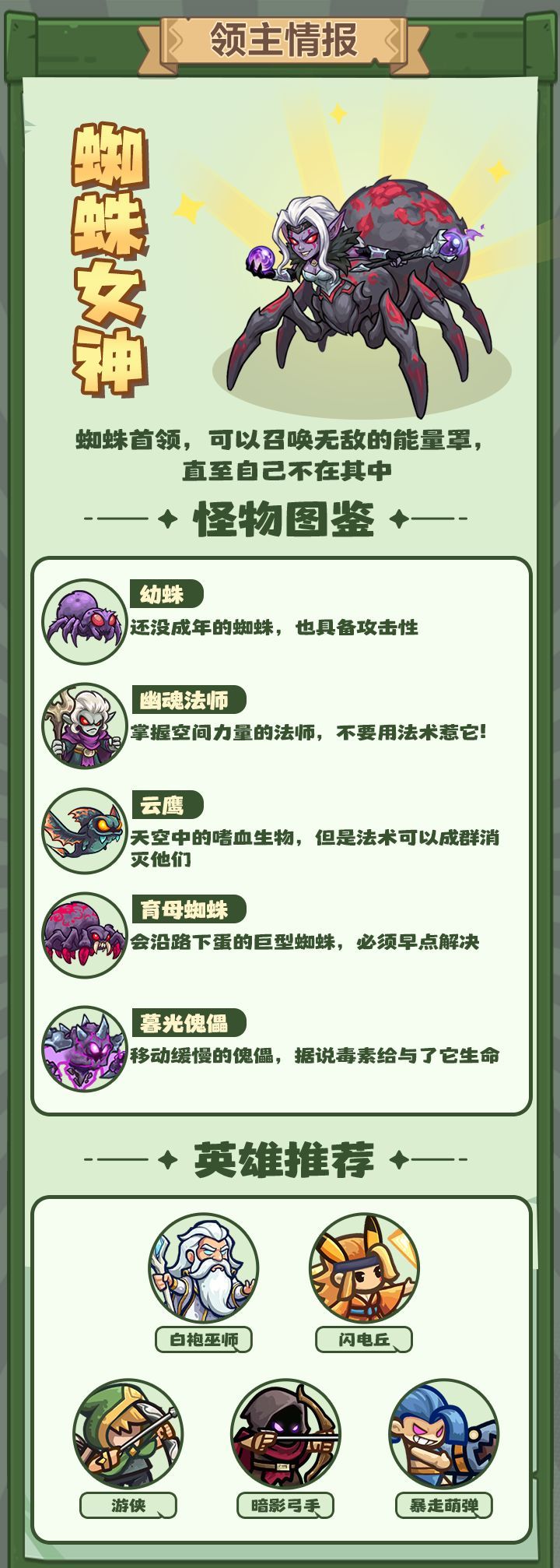 王国大作战：前线BOSS蜘蛛女神打法攻略