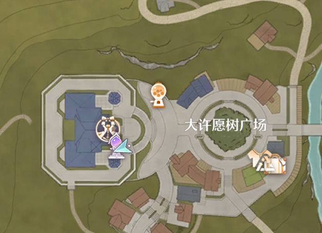 《无限暖暖》大世界家园家具图纸位置
