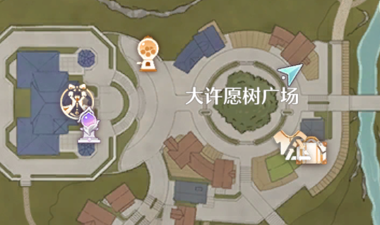 《无限暖暖》大世界家园家具图纸位置