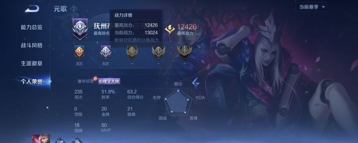 王者荣耀元歌通用对局出装