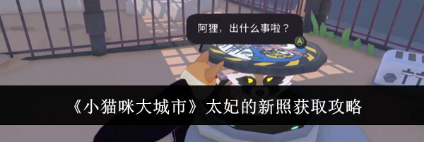 《小猫咪大城市》太妃的新照获取攻略
