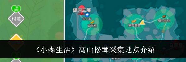 《小森生活》高山松茸采集地点介绍