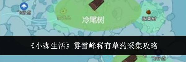 《小森生活》雾雪峰稀有草药采集攻略
