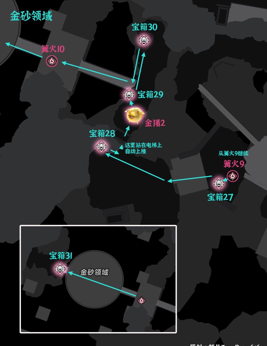 异环V1.2巧克力火山上层全收集