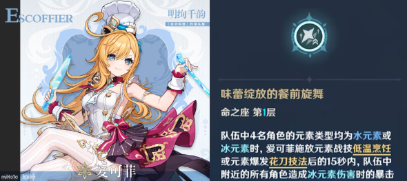 原神高性价比1命角色介绍