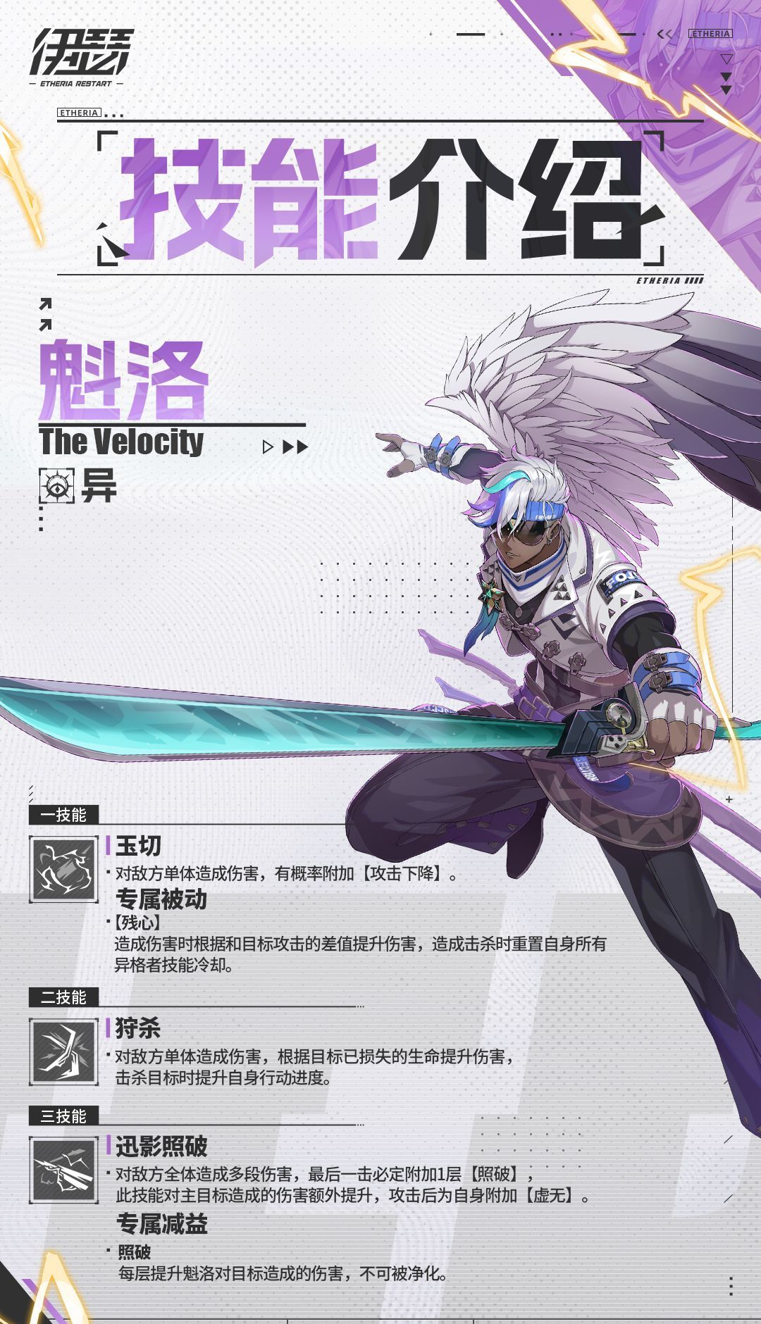 《伊瑟》迅影剑豪·魁洛技能介绍