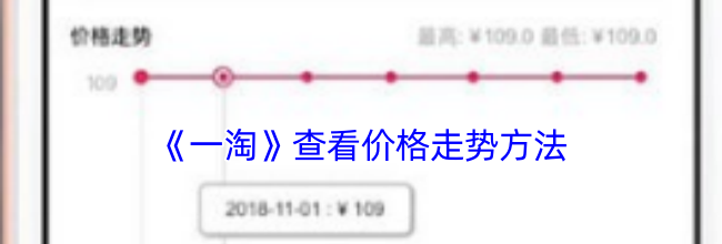 《一淘》查看价格走势方法
