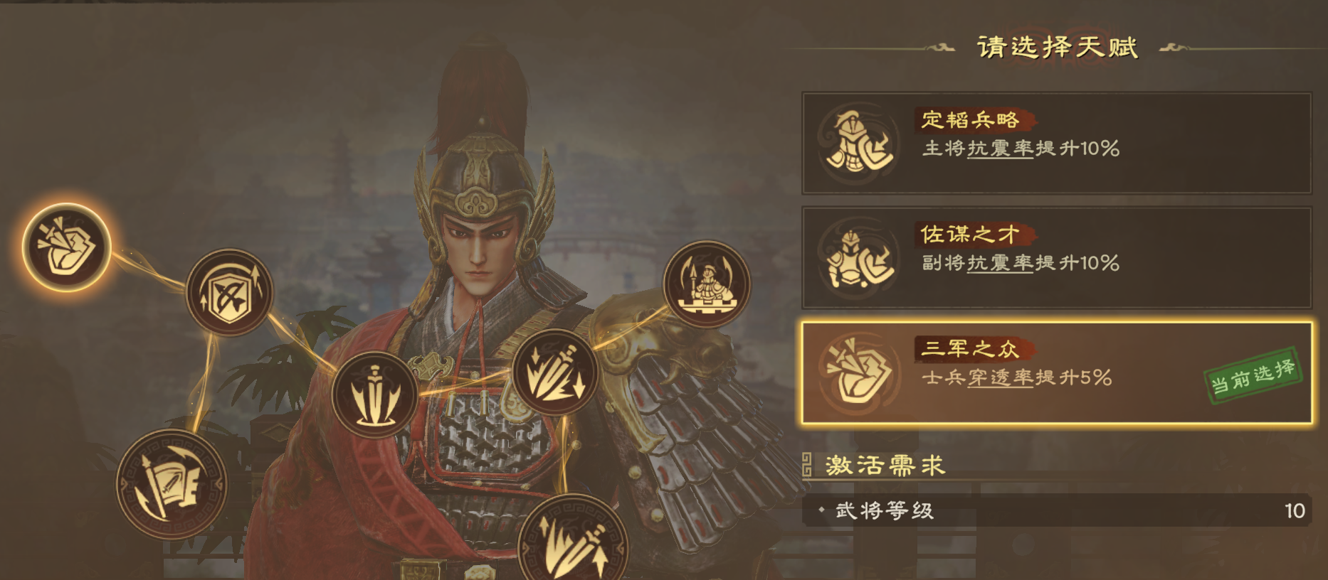 偃武太史慈天赋加点推荐