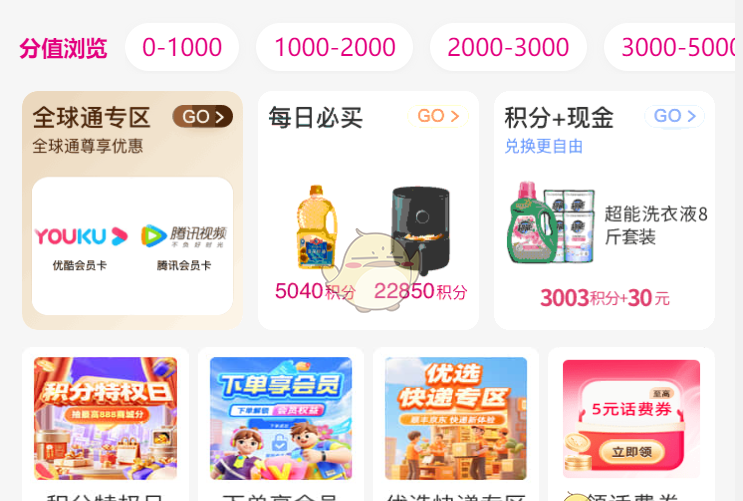 中国移动网上营业厅积分兑换商城官网