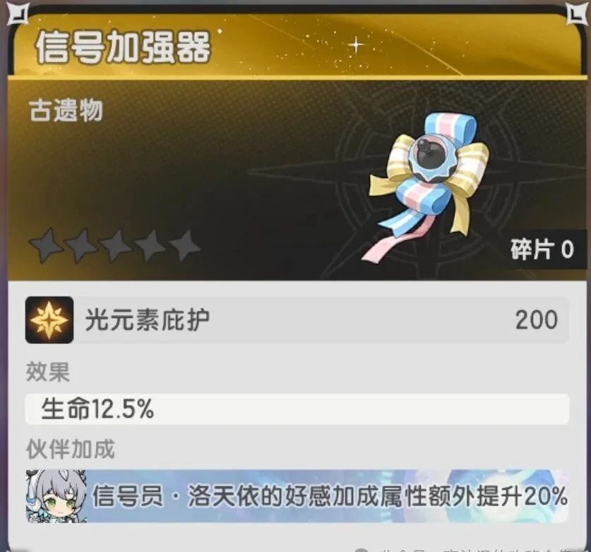 杖剑传说信号员·洛天依属性一览