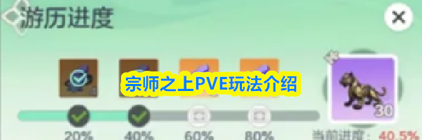 宗师之上PVE玩法介绍