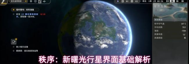 秩序:新曙光行星界面基础解析